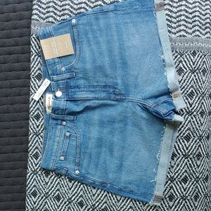 NWT Madewell High Rise Denim Shorts
